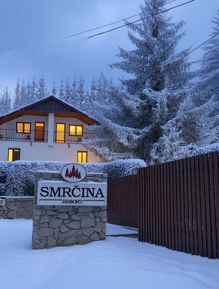 Smrčina Resort v zimě