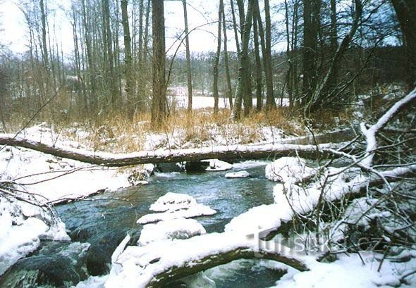 Traurig - kleiner Fluss