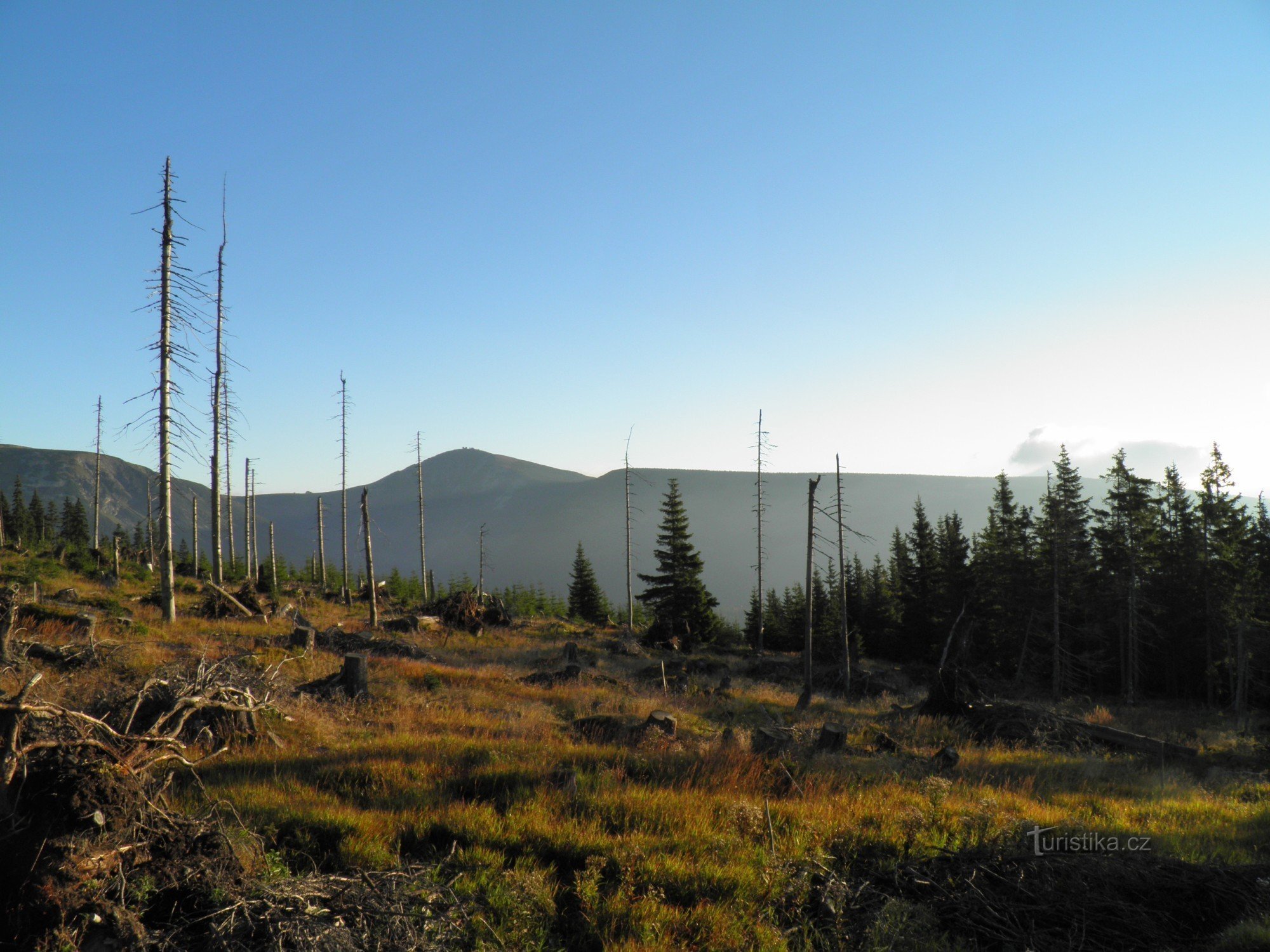 Sněžka - the highest Czech mountain.