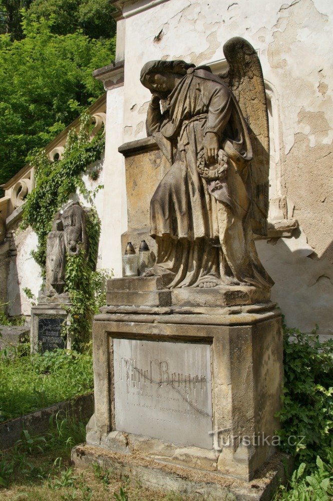 escultura de anjo de Franz Wurzel