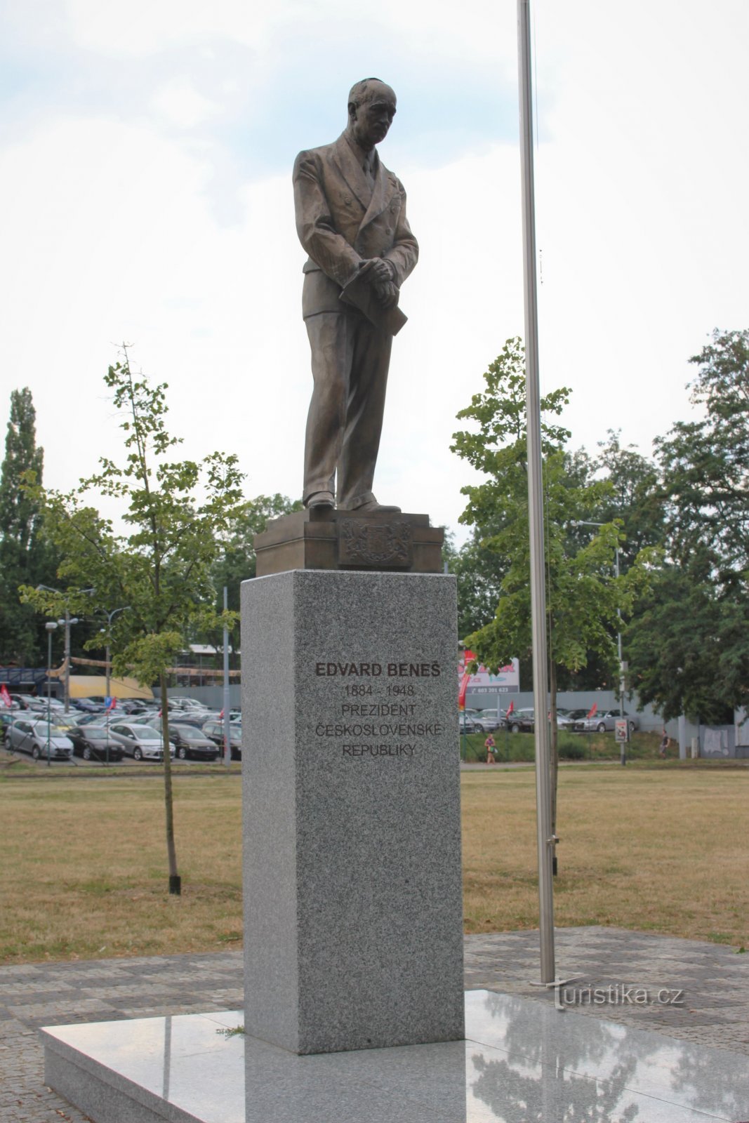 Die Statue von Edvard Beneš