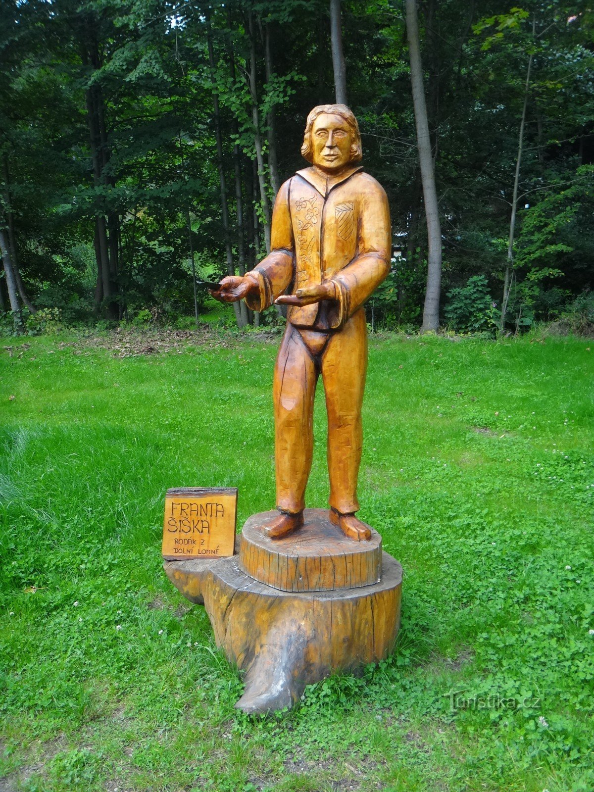 statue of Franta Šiška