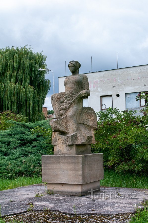 Statue de Haná à Kroměříž