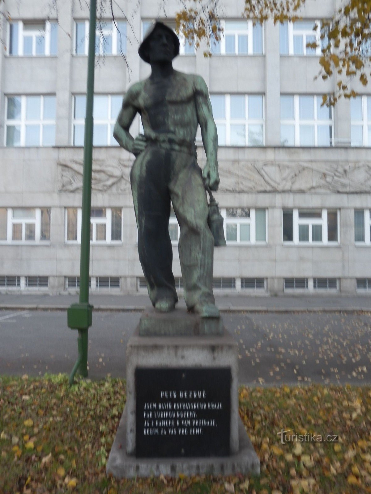 Miner statue