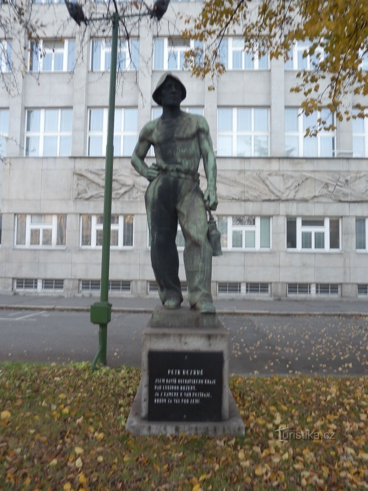Minearbejder statue