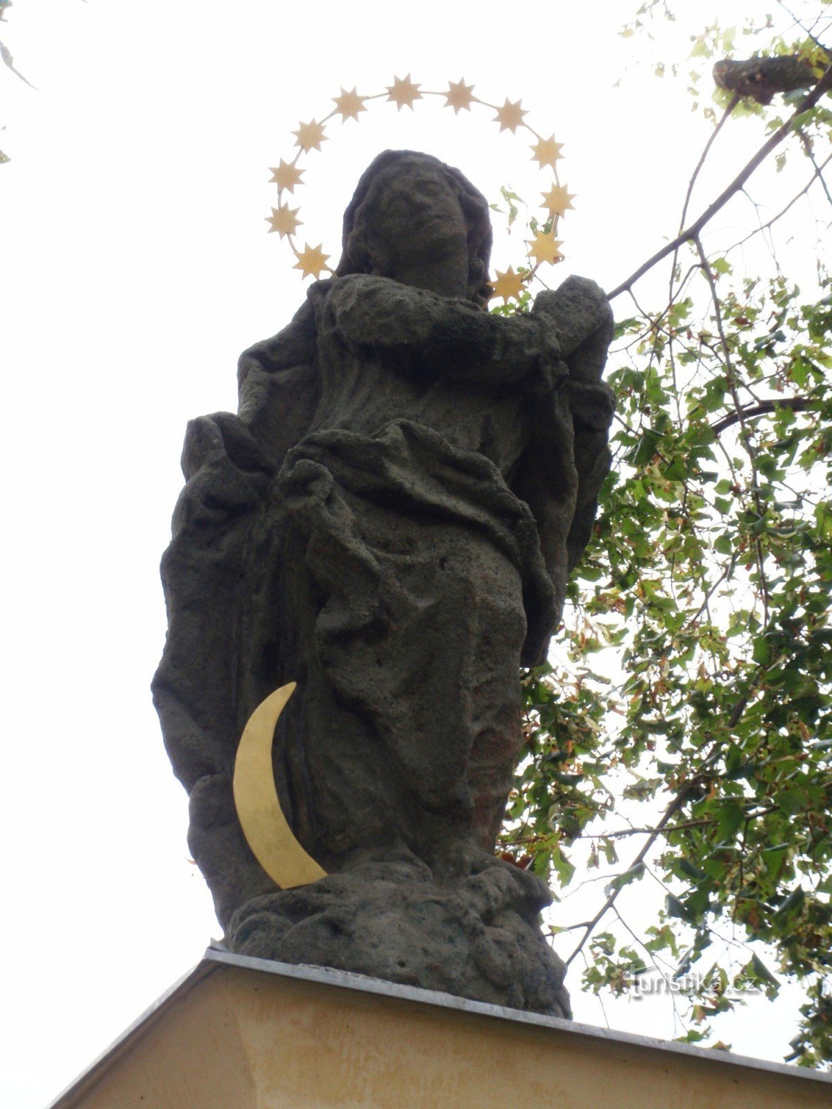 Estátua imaculada em Osová Bítýška