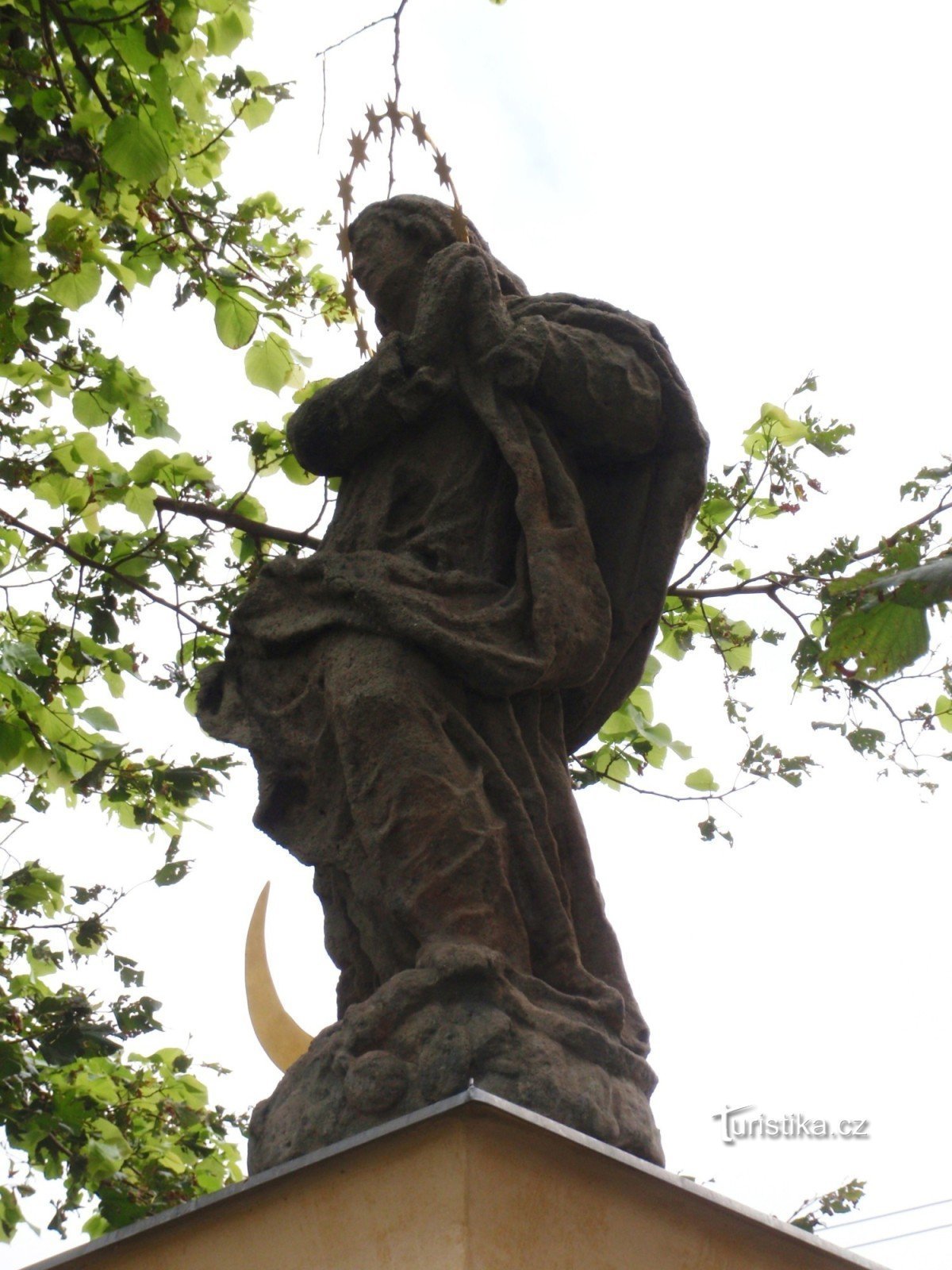 Immaculate statue in Osová Bítýška