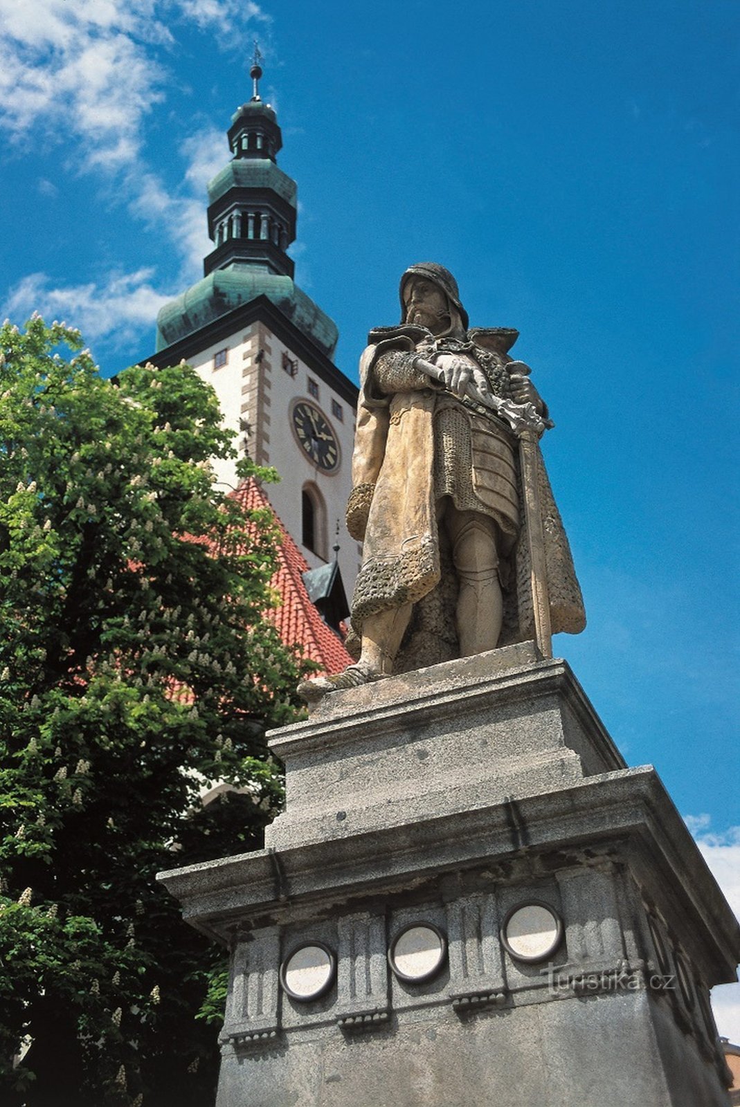 Staty av Jan Žižka (c) Staden Tábor