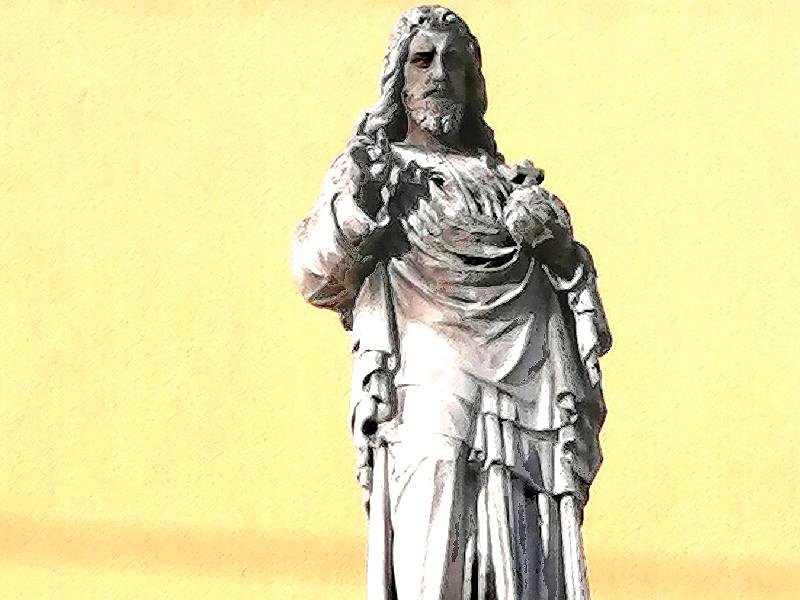 socha Ježíše Krista