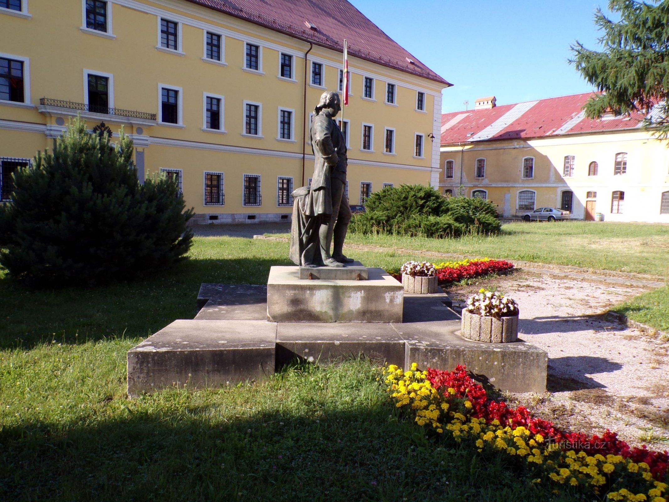 Statue af Josef II. (Josefov, 4.7.2021/XNUMX/XNUMX)
