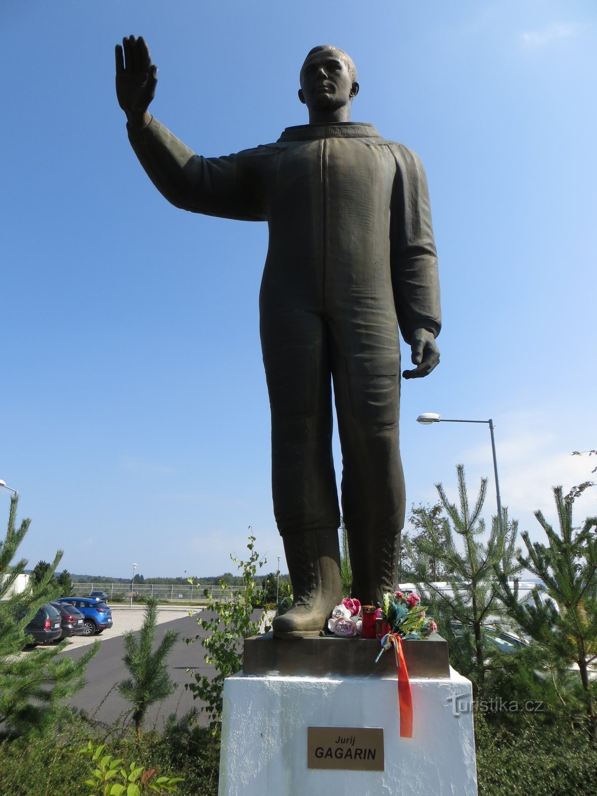 Standbeeld van Yuri Alekseyevich Gagarin - Karlovy Vary