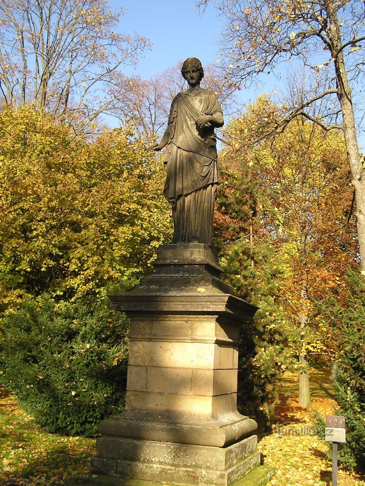 Statue von Calliope