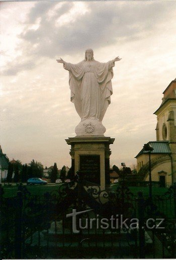 Christusstatue auf Velehrad