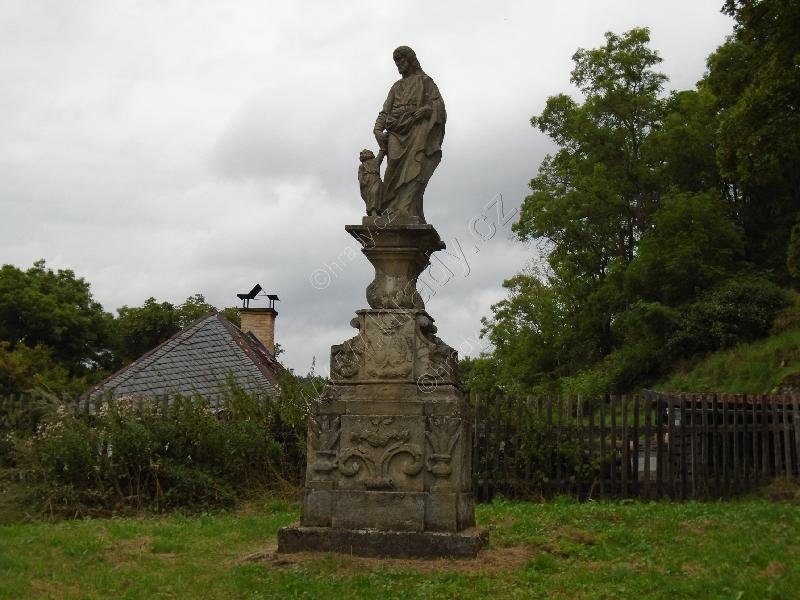 socha Kristus přítel dítek