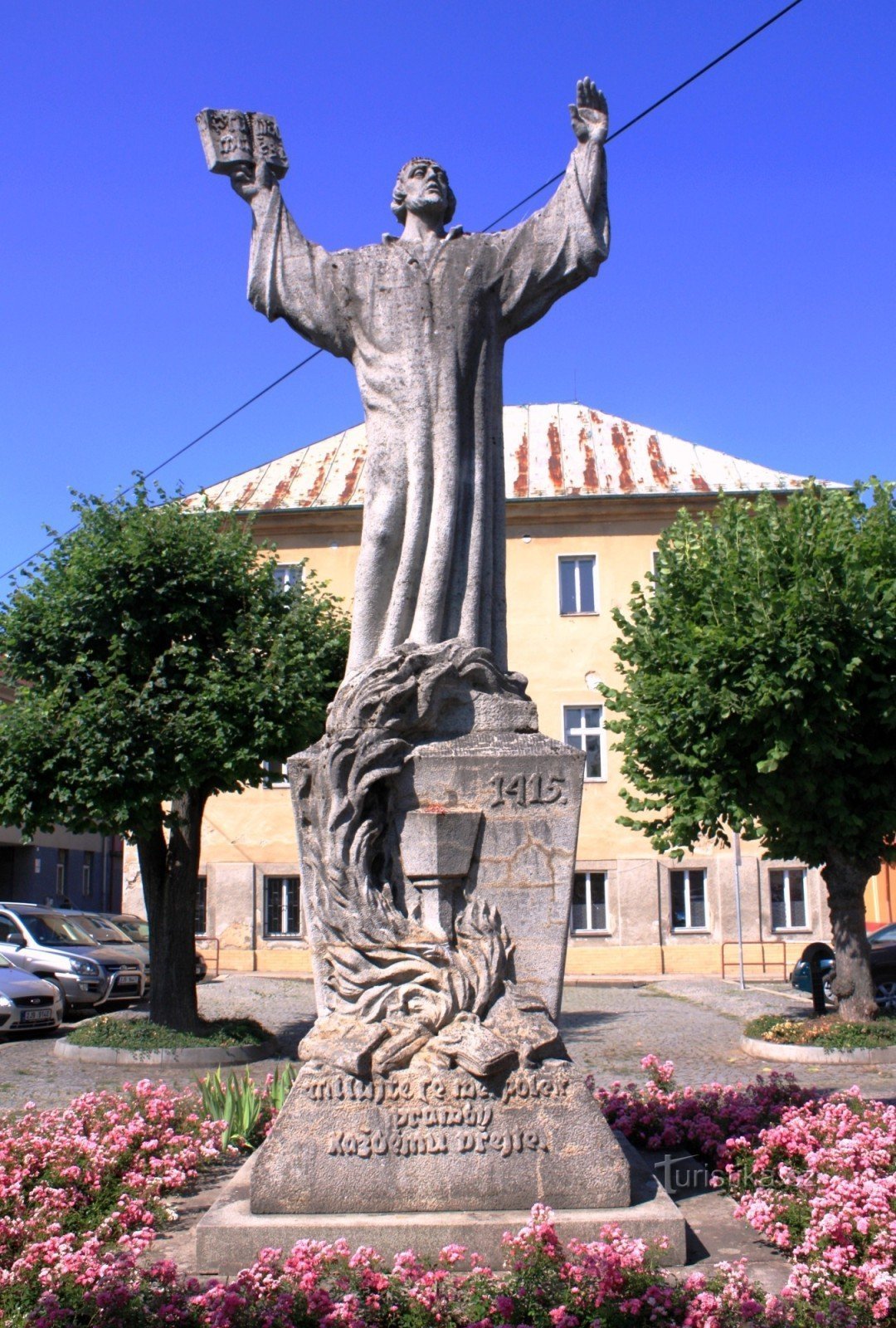 statue of Master Jan Hus