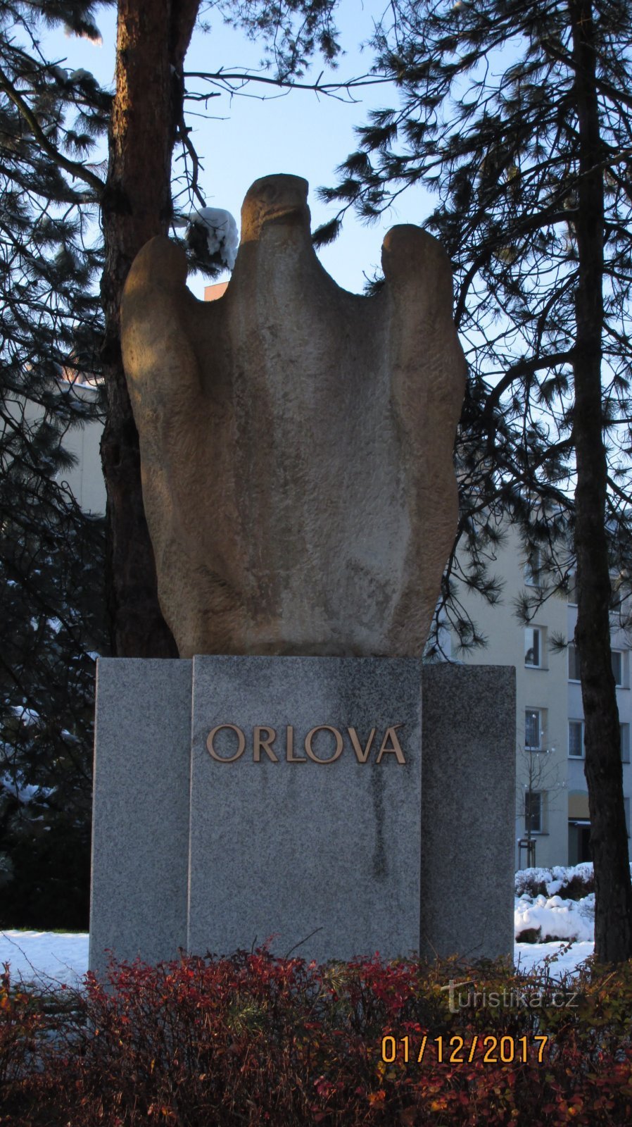 Die Orlice-Statue in Orlová erstrahlt wieder