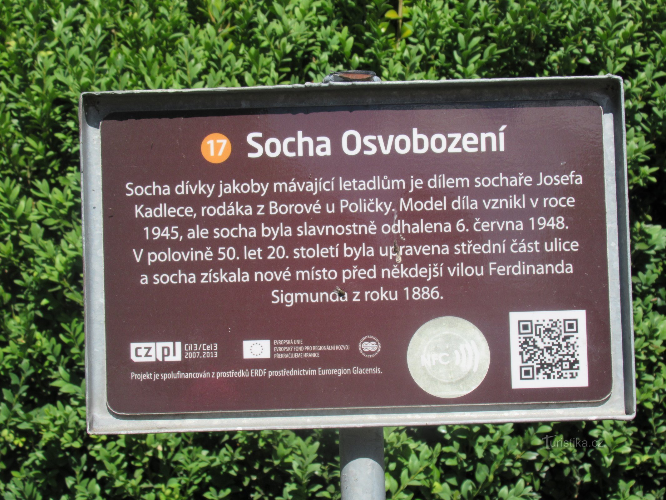Statua Wyzwolenia - w mieście Svitavy