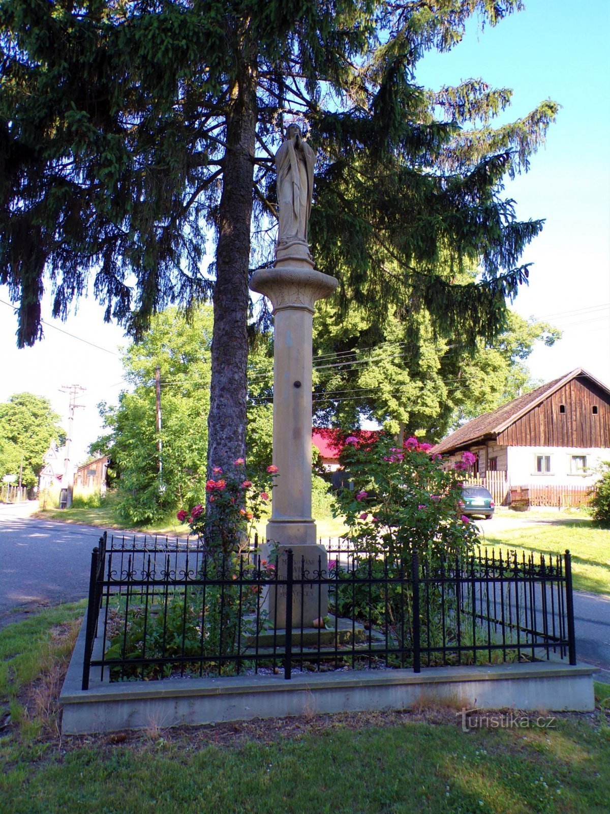 Statue of the Virgin Mary (Hněvčeves, 20.6.2021)