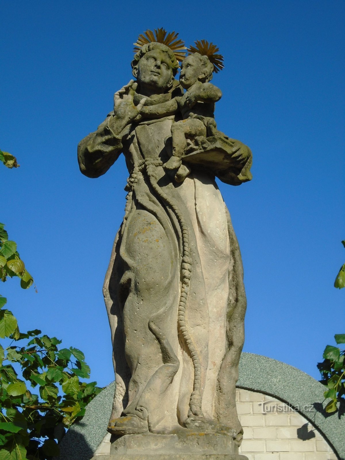 聖の像パドヴァのアントニオ（ウェットビアード）