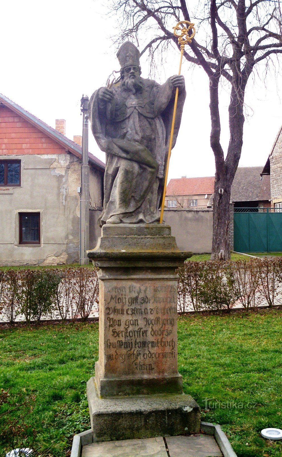 szobor Szent. Lángol