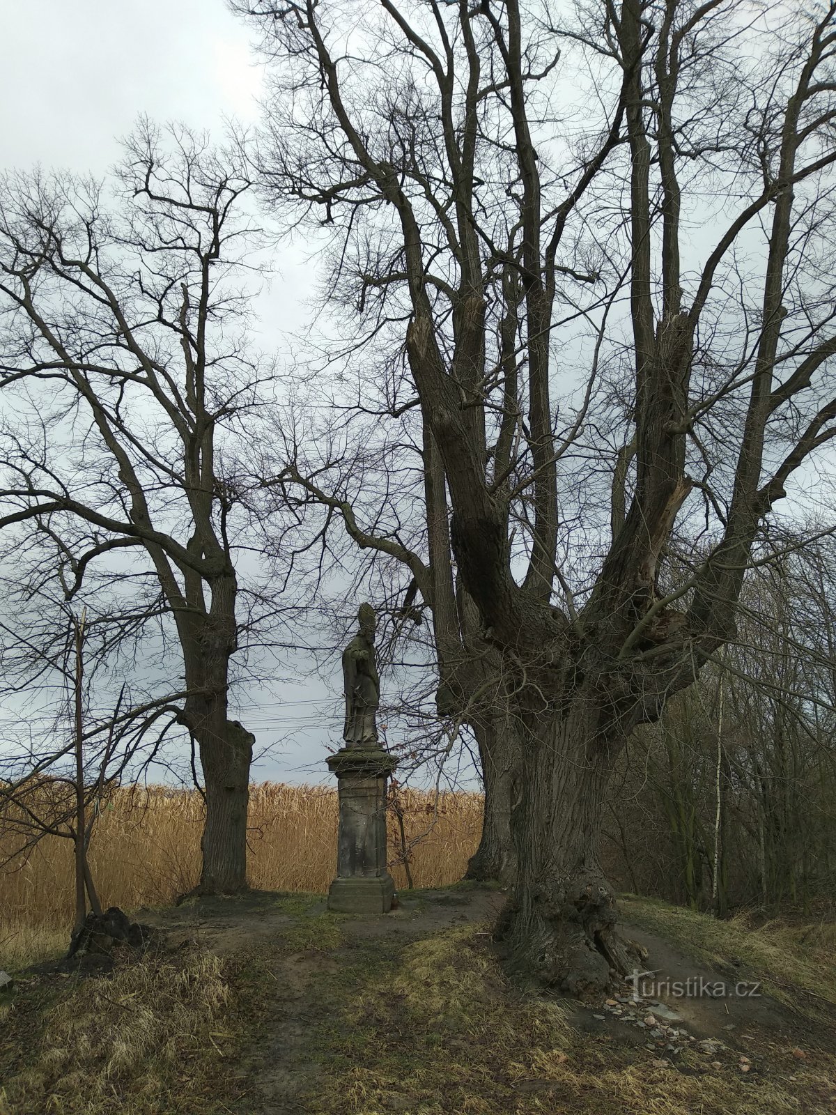 standbeeld van St. Donata u val