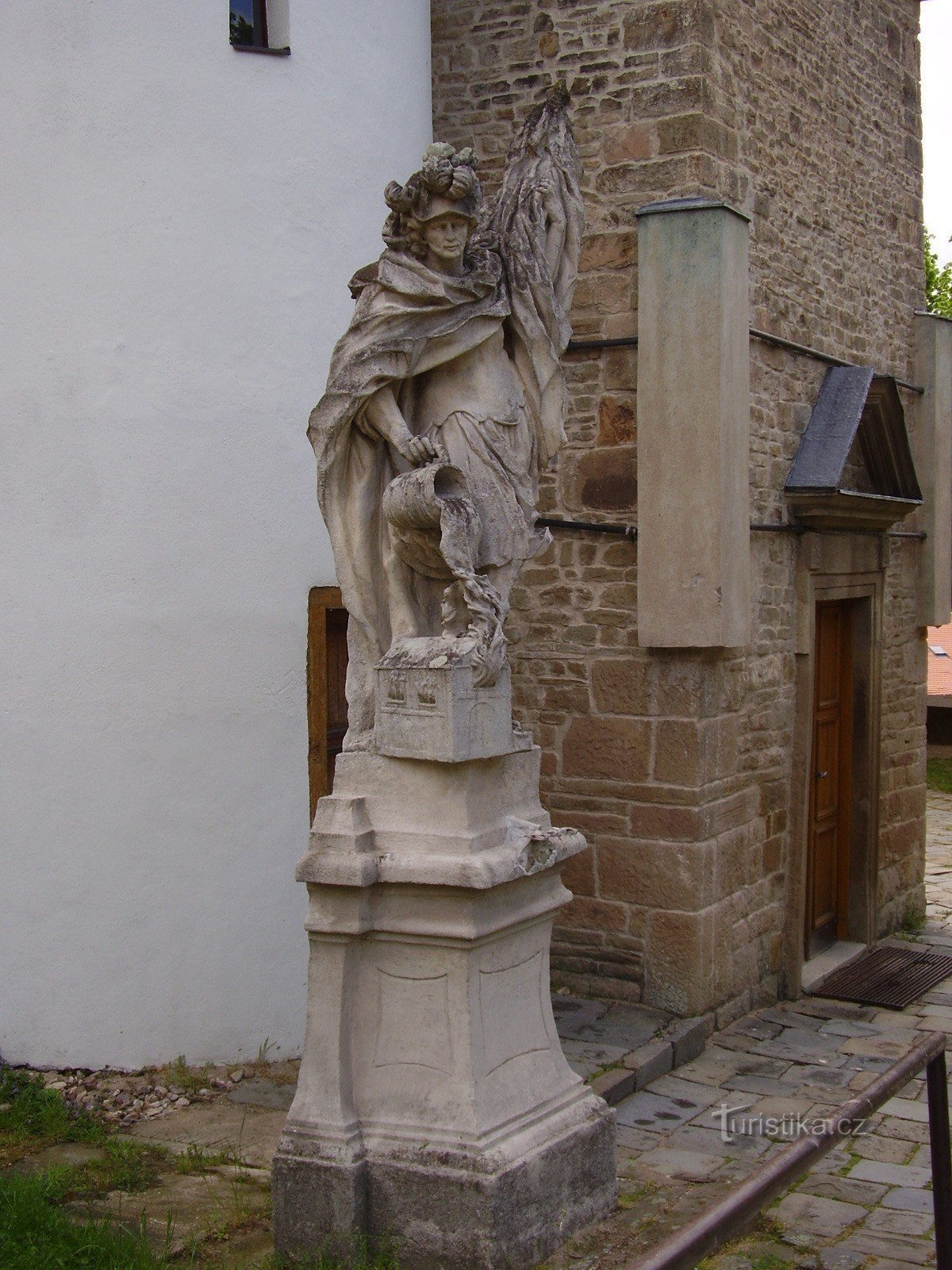 Estátua de S. Florian em Rosice perto de Brno