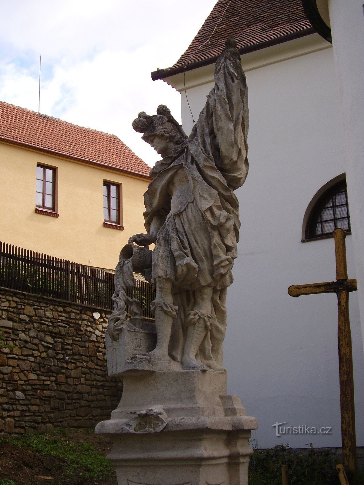 Statue af St. Florian i Rosice nær Brno