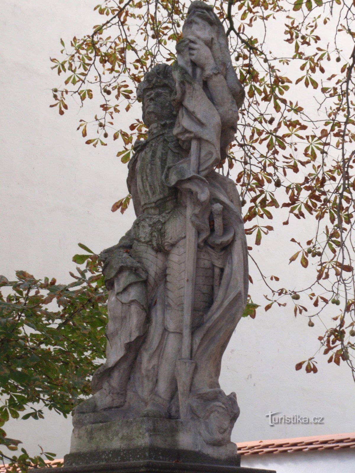 estatua de san Florian en Třebíč
