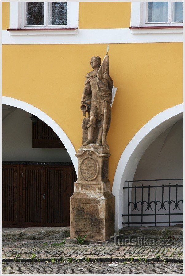 Statue von St. Florian in Žacléra