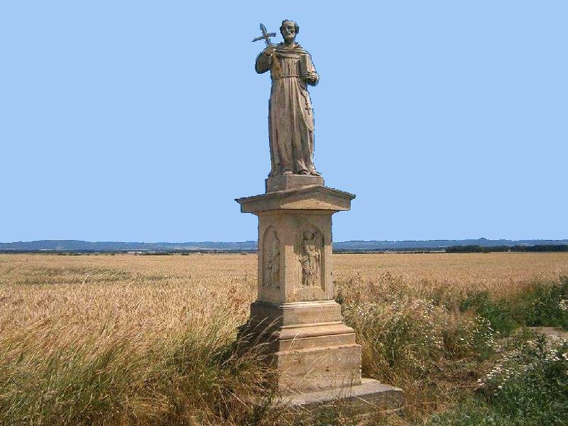 socha sv. Františka z Assisi