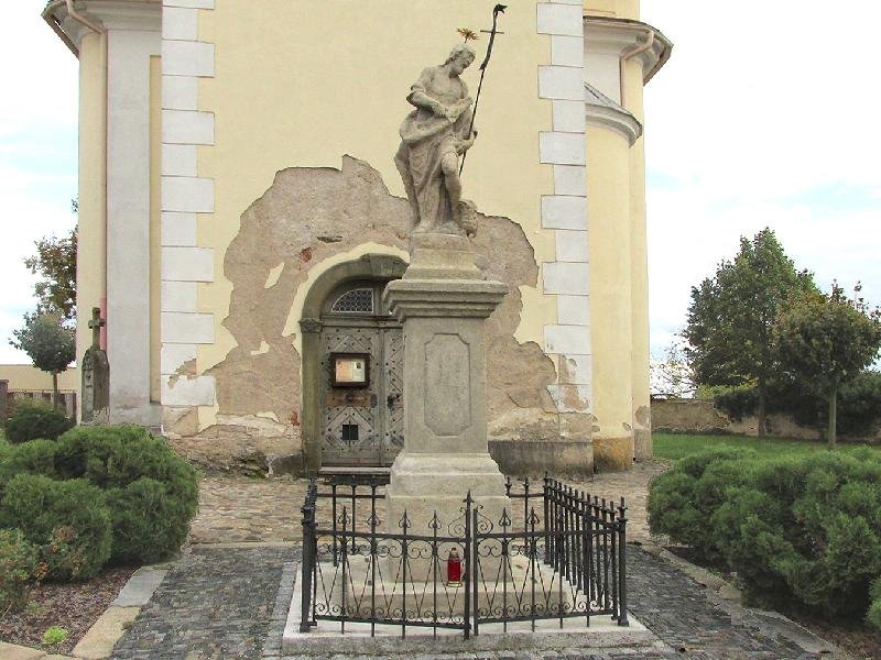 socha sv. Jana Křtitele