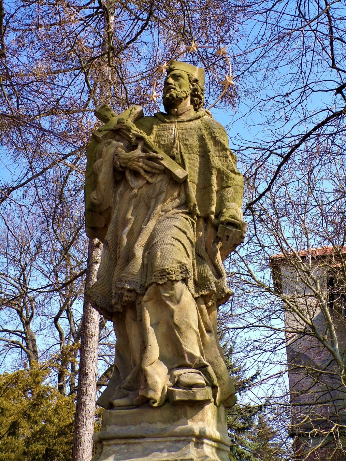 Statue de St. Jean de Nepomuck (Černilov, 25.3.2021/XNUMX/XNUMX)