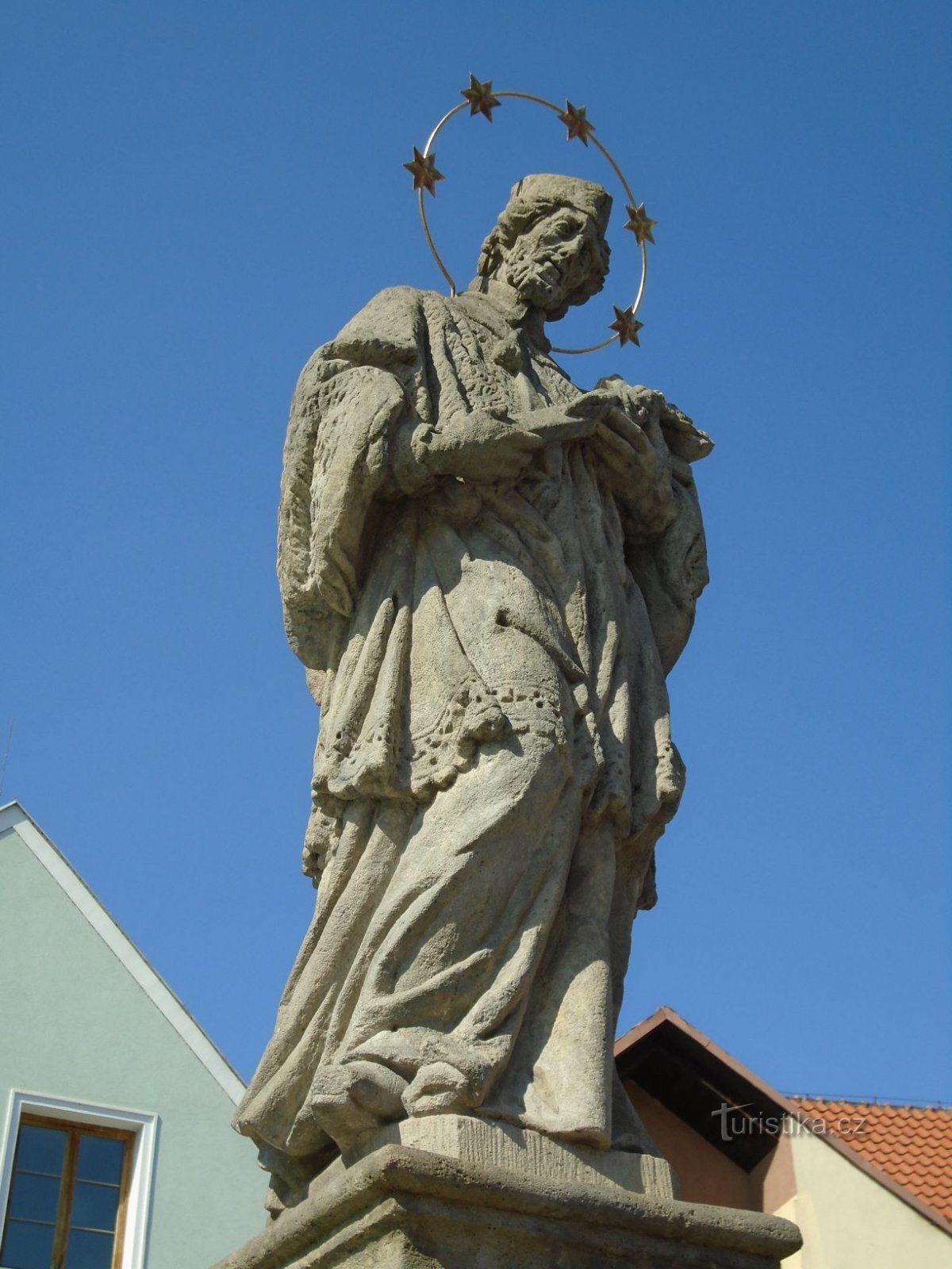 Statuia Sf. Jan Nepomucký (Pardubice, 18.4.2018 aprilie XNUMX)