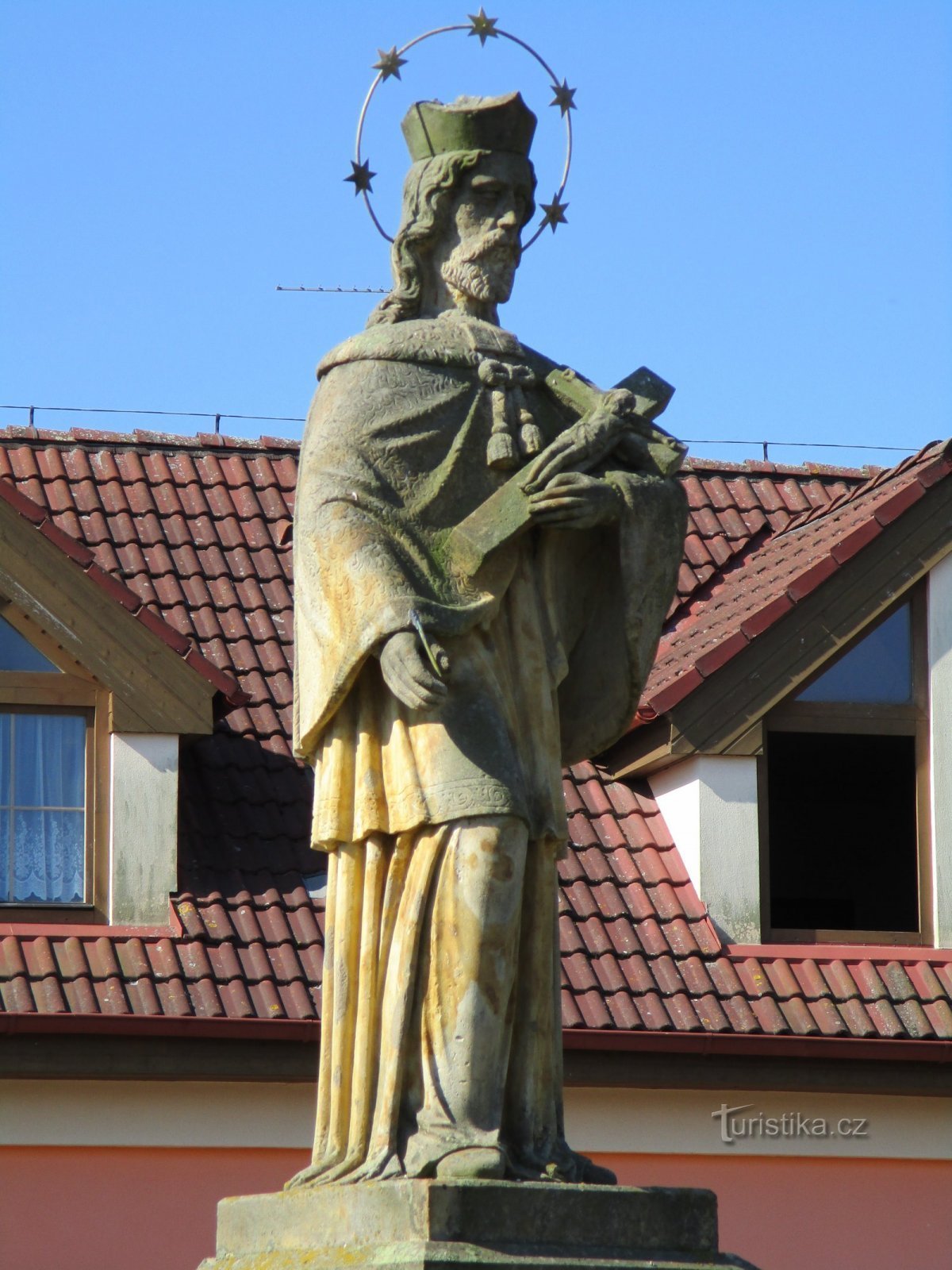 聖の像ネポムクのヨハネ (Pšánky, 29.6.2019/XNUMX/XNUMX)