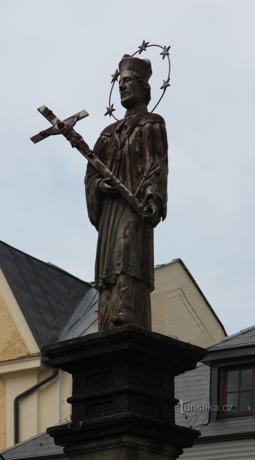 Statue of St. Jan Nepomucký in Kašperské Hory