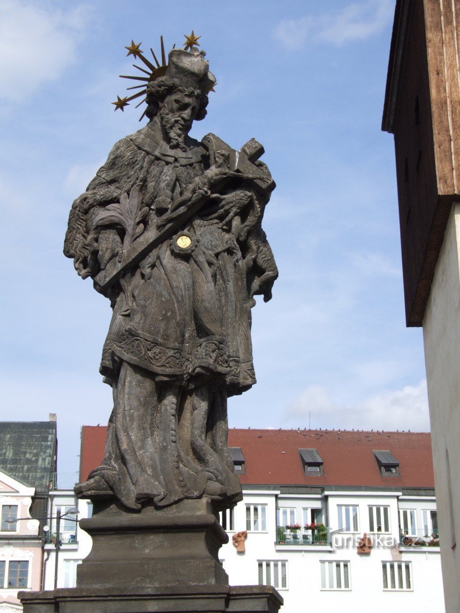 Statue of St. Jan Nepomucký in Náchod