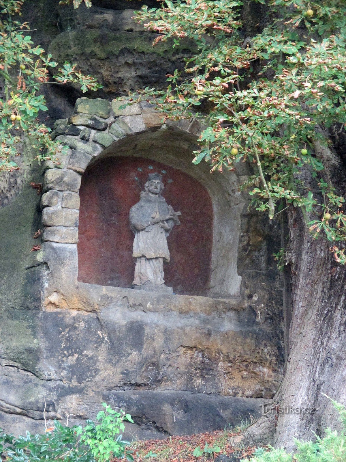 Statue des Hl. Johannes von Nepomuk in Sosnová