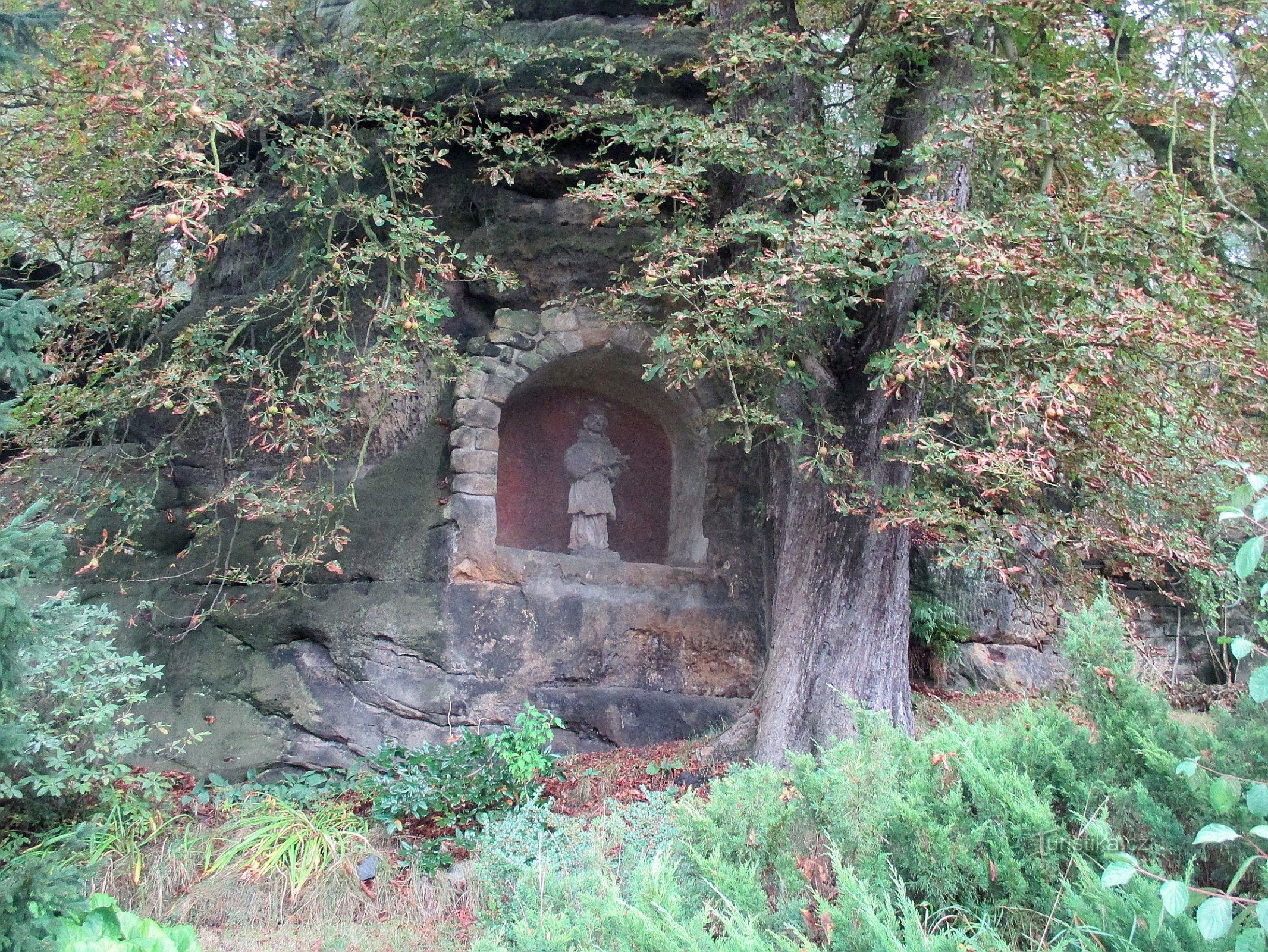 statue de saint Jean Népomucène à Sosnová