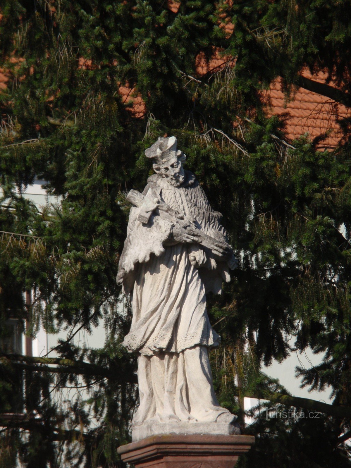 estatua de san Jan Nepomucký en Velká Bíteš