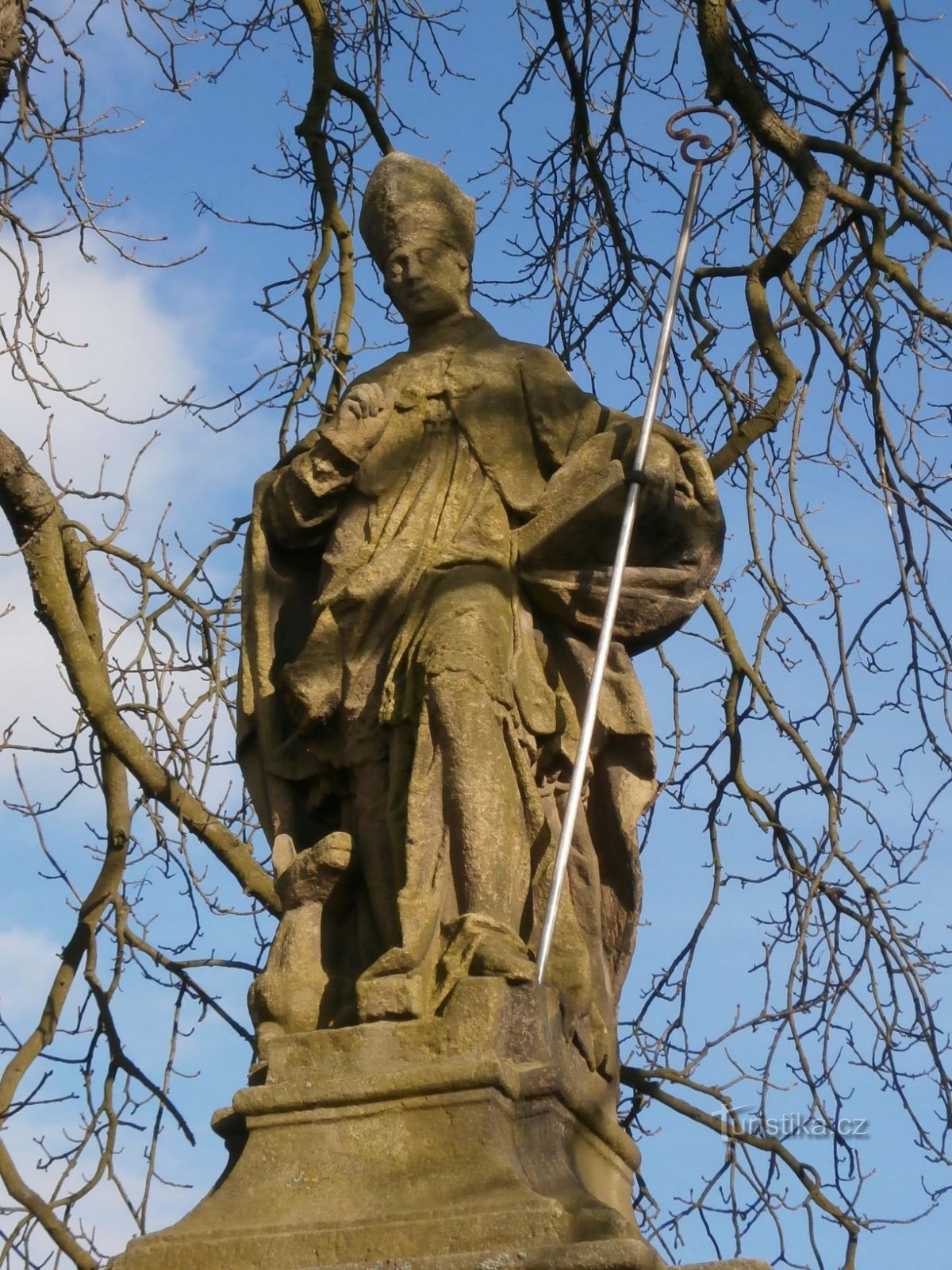 Standbeeld van St. Jiljí (Miskolezy, 16.3.2017)