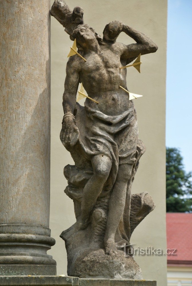 estatua de san Sebastián