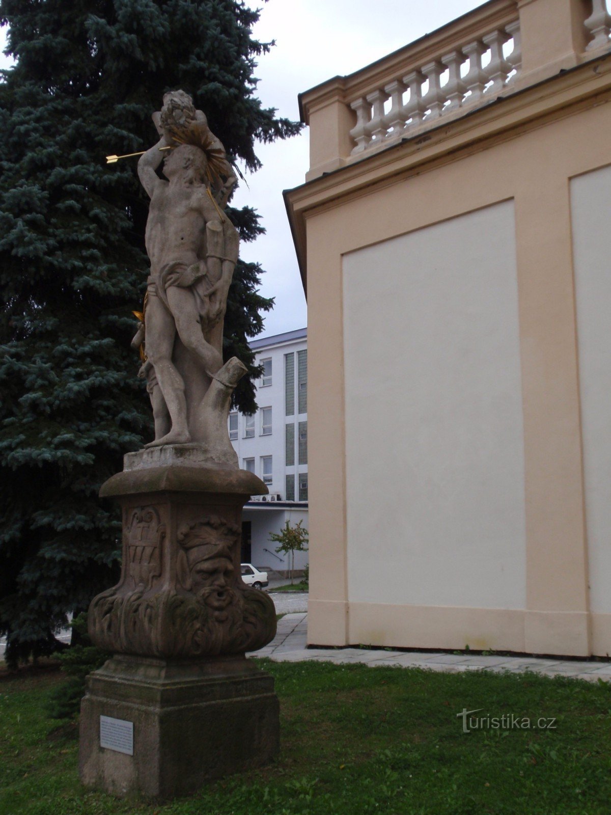 Statue of St. Sebestián in Třebíč