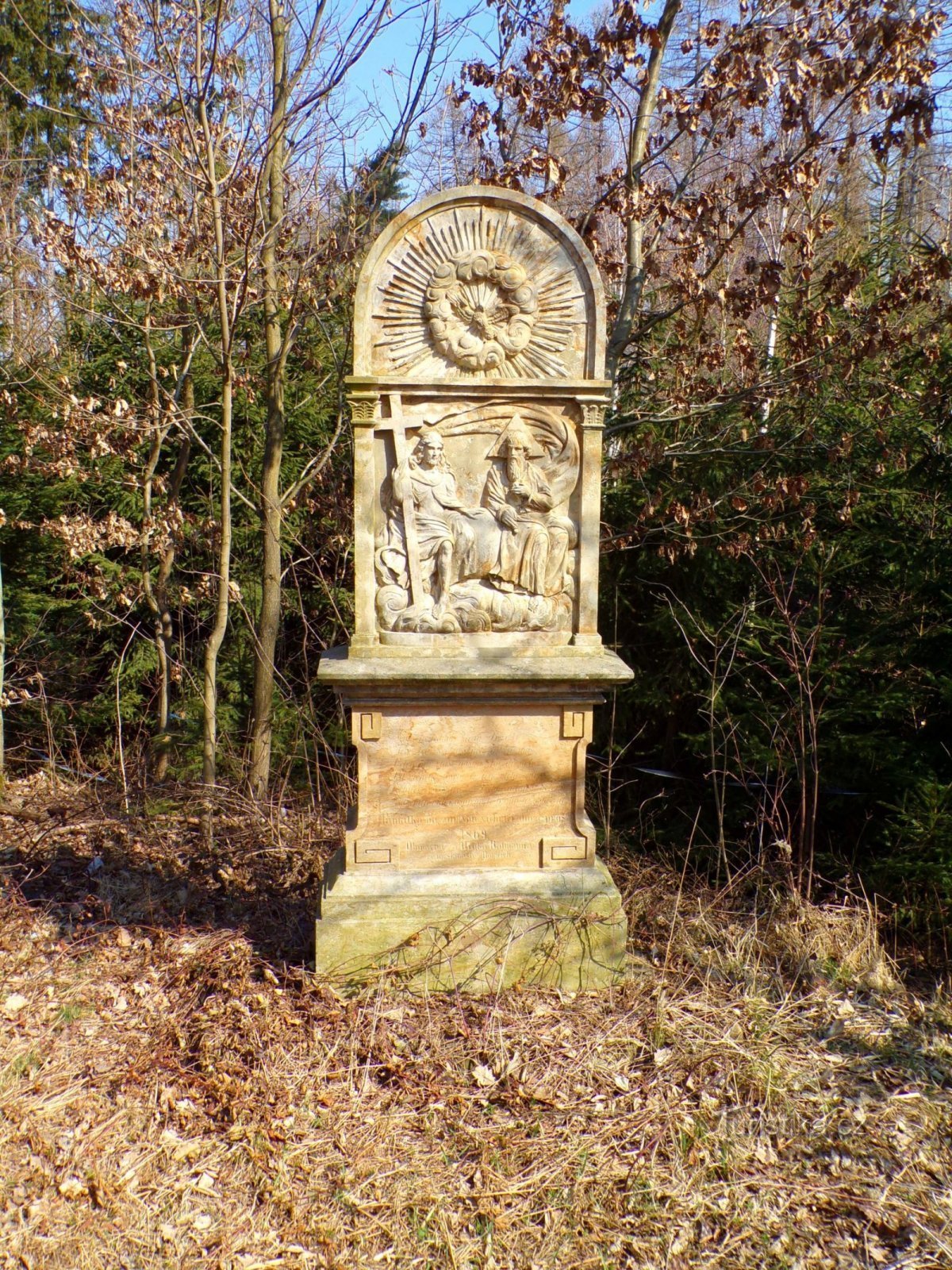 Statuia Sf. Trinity (Hořice, 25.3.2022)