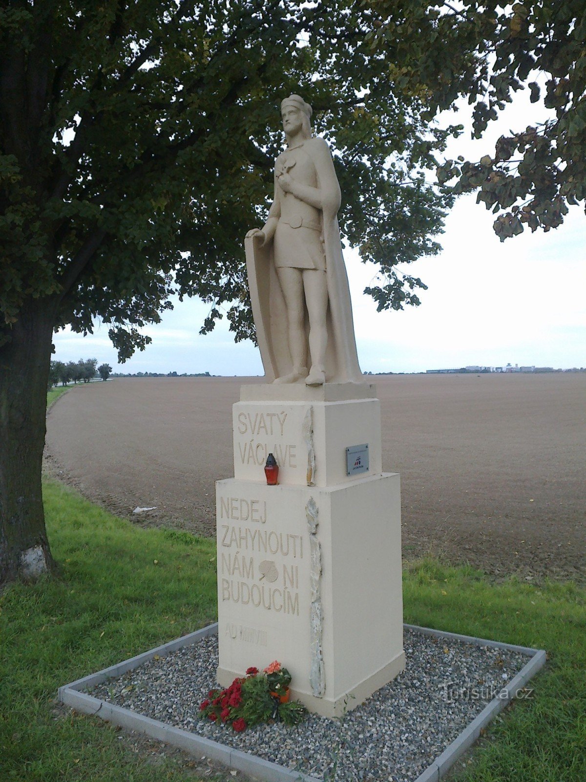 Statue von St. Wenzel.