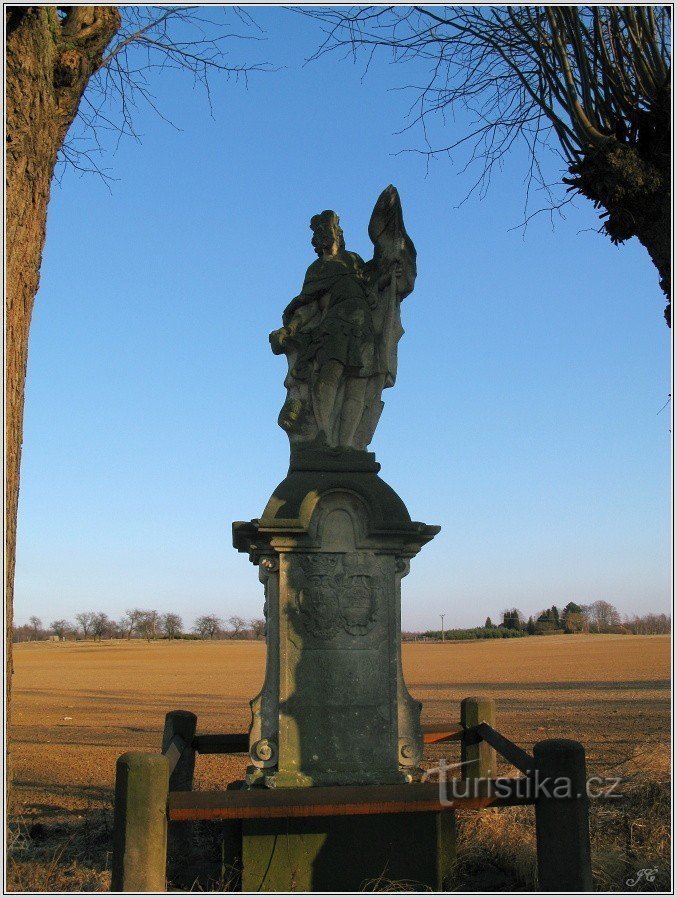 Standbeeld van St. Václav in Kunčice