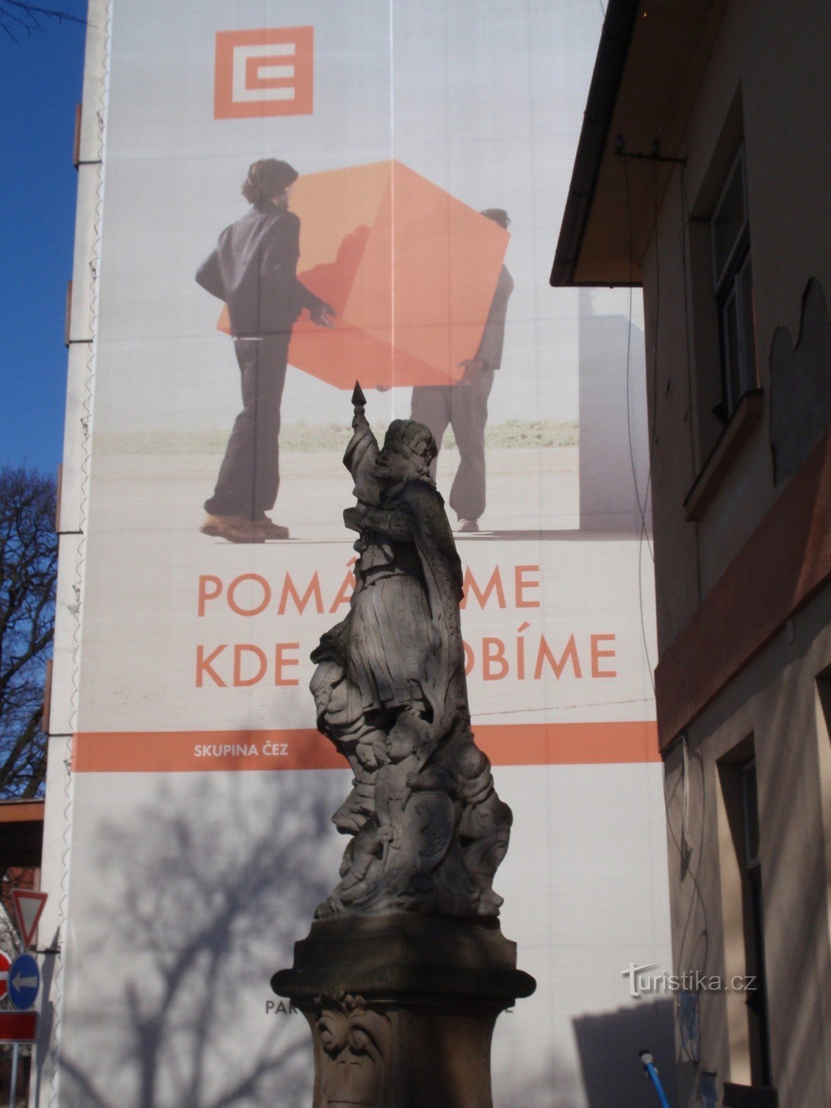 Άγαλμα του Αγ. Václav στο Třebíč