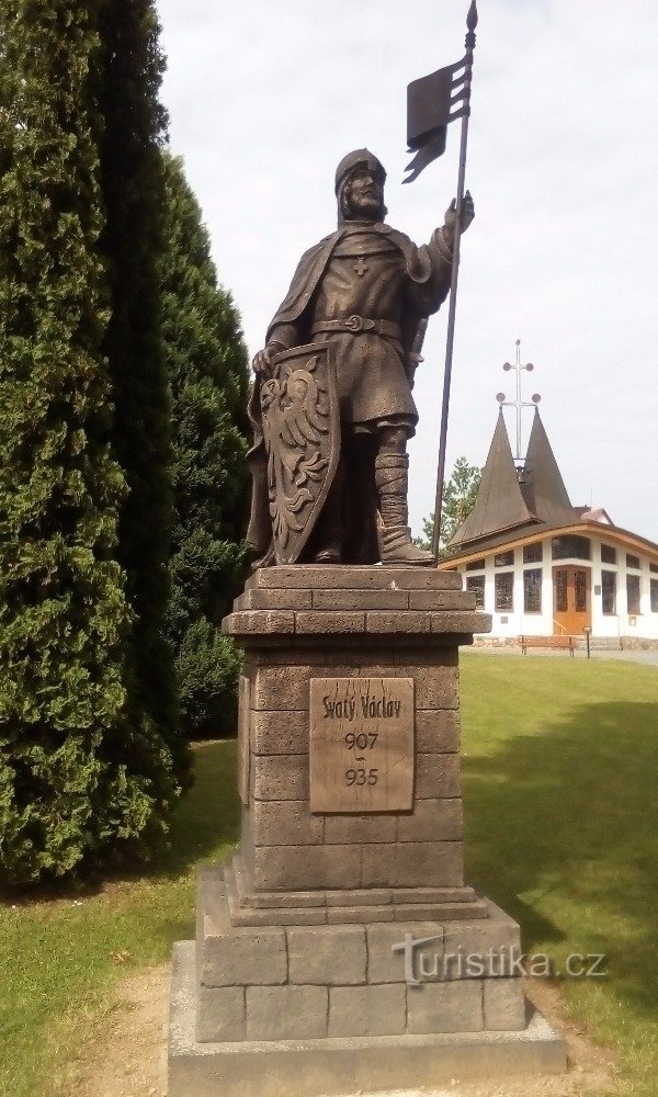 Statuia Sf. Václáva în Škrdlovice