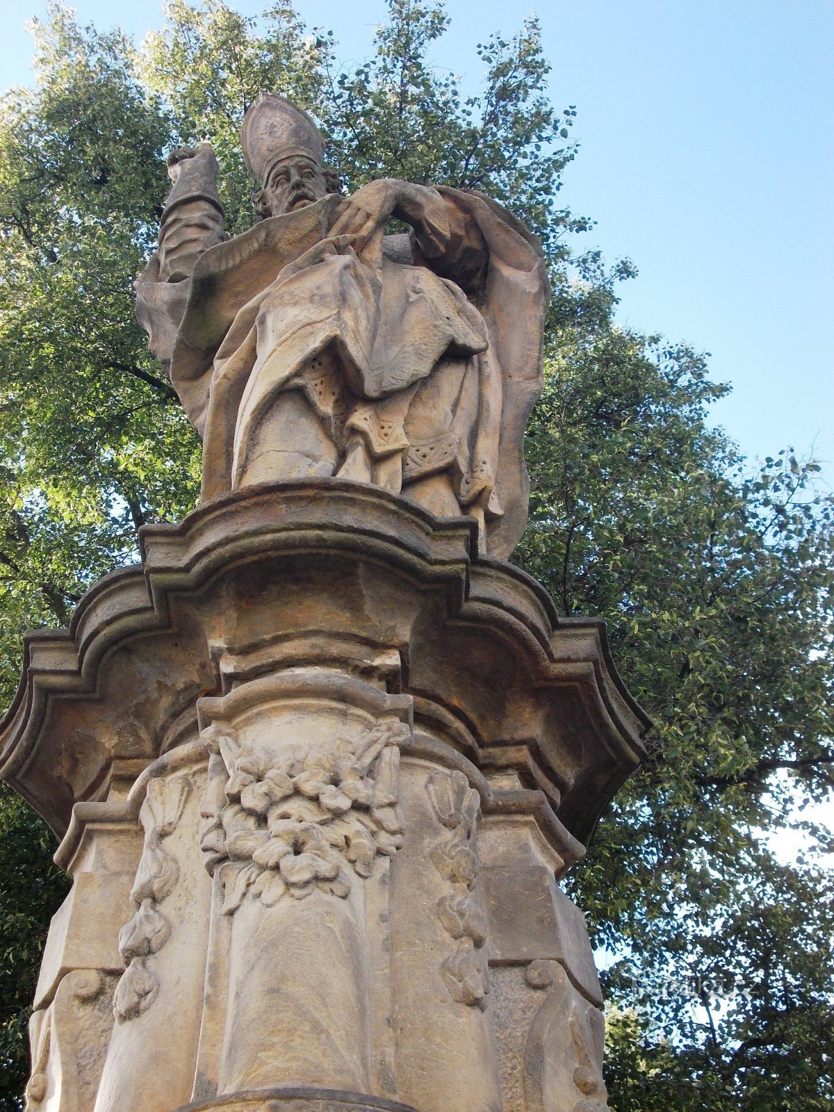 statue af St. Valentinsdag i Osek