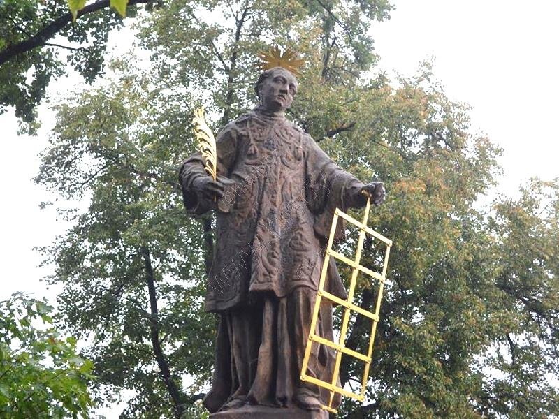 socha sv. Vavřince