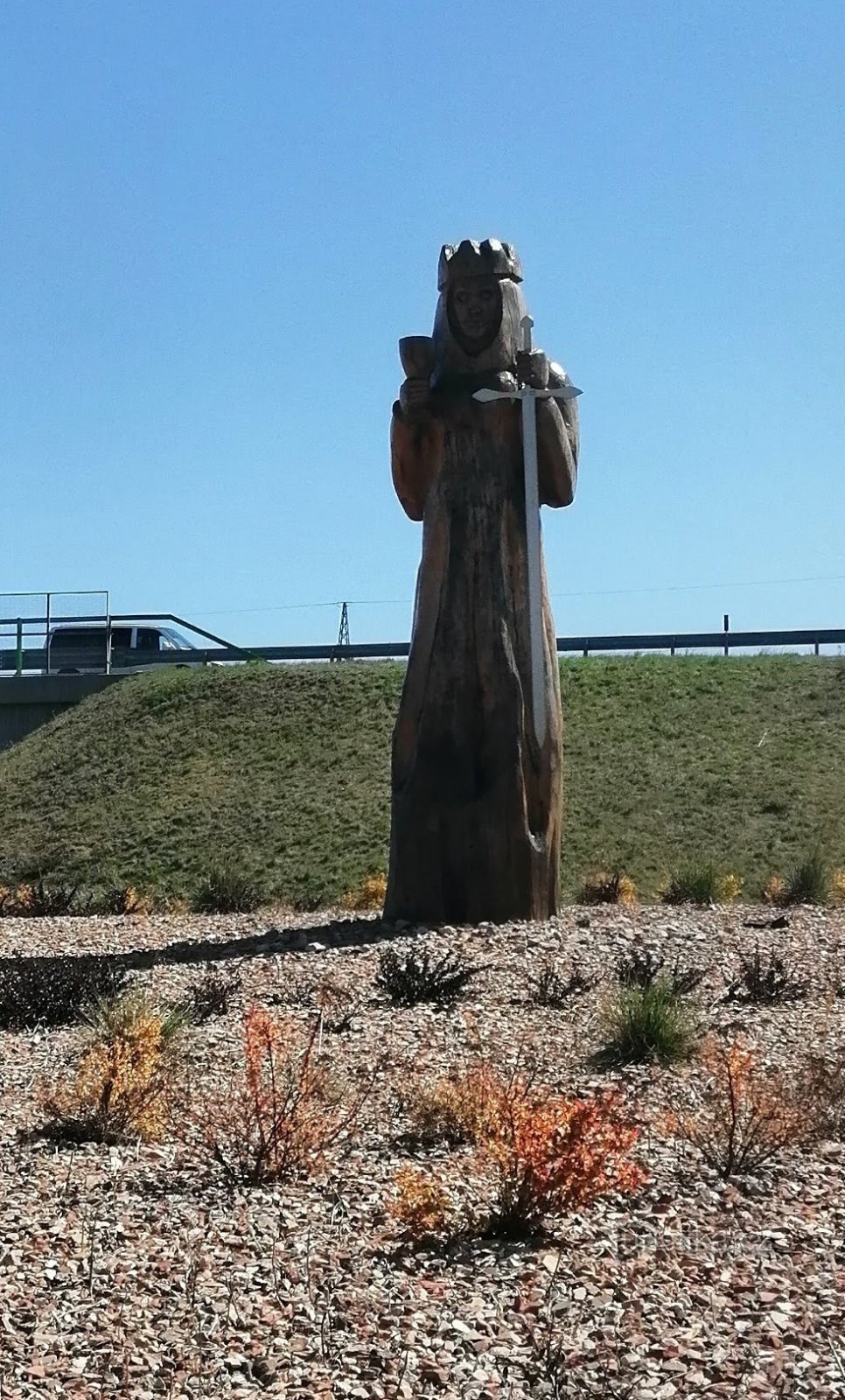 Statue of Saint Barbara - Patron Saint of Miners - Sokolov